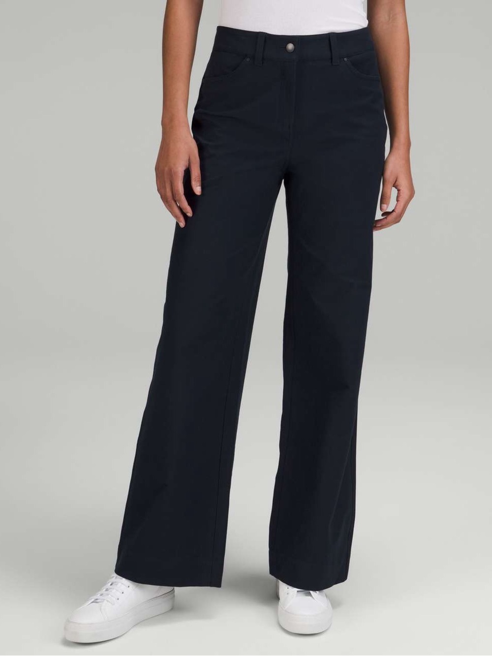 Lululemon City Sleek 5 Pocket High-Rise Wide-Leg Pant Navy 30